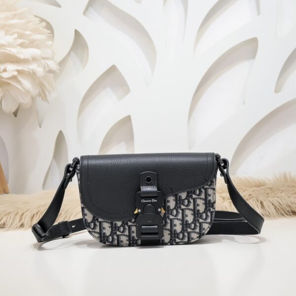 Mini Saddle Messenger Bag with Flap