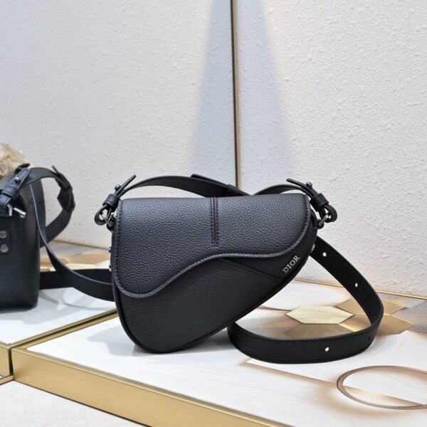 Dior Mini Saddle Bag Black