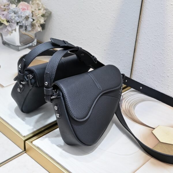 Dior Mini Saddle Bag Black