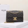 Medium Celine Victoire Bag in Triomphe Canvas