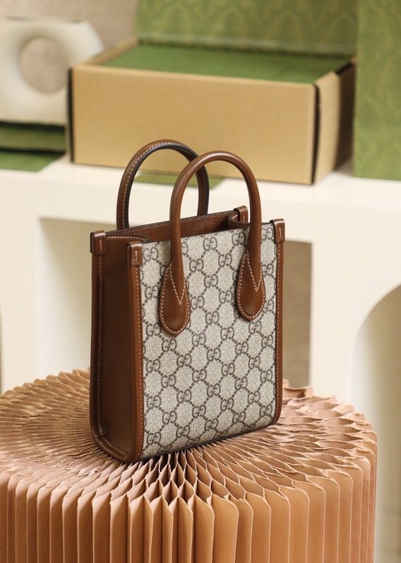 GG Supreme Interlocking G Mini Tote