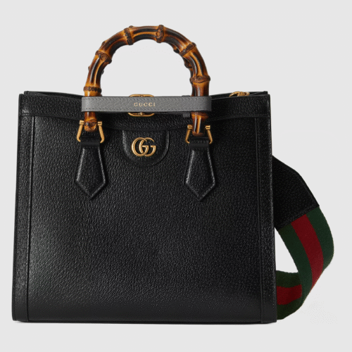 GUCCI DIANA series medium bamboo tote bag