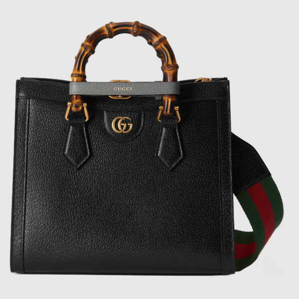 GUCCI DIANA series medium bamboo tote bag