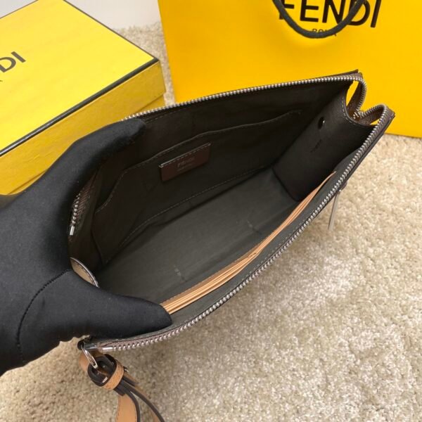 Fendi Diagonal Flat Pouch