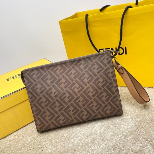 Fendi Diagonal Flat Pouch