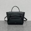 CELINE MICRO BELT BAG IN GRAINED CALFSKIN - BLACK