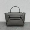 CELINE MINI BELT BAG IN GRAINED CALFSKIN - GREY