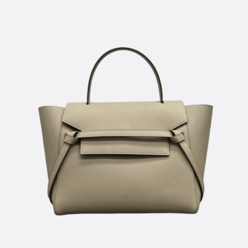 CELINE MINI BELT BAG IN GRAINED CALFSKIN - Apricot color