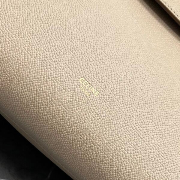CELINE MINI BELT BAG IN GRAINED CALFSKIN - Apricot color