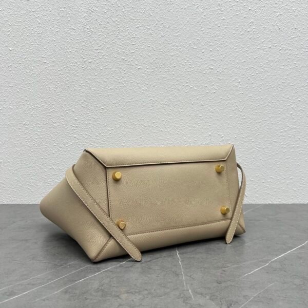 CELINE MINI BELT BAG IN GRAINED CALFSKIN - Apricot color