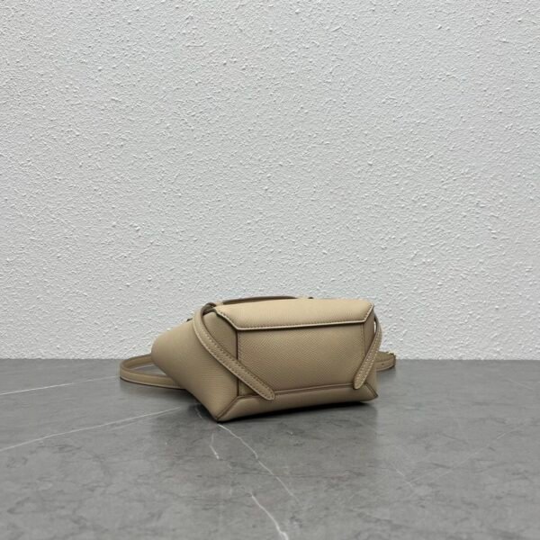 CELINE PICO BELT BAG IN GRAINED CALFSKIN - Apricot color