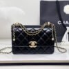 Chanel 24c Double Gold Bead Handbag