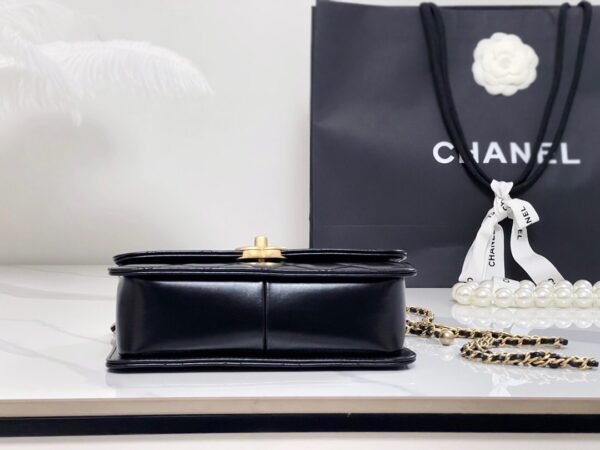Chanel 24c Double Gold Bead Handbag