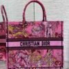 Large Dior Book Tote Red