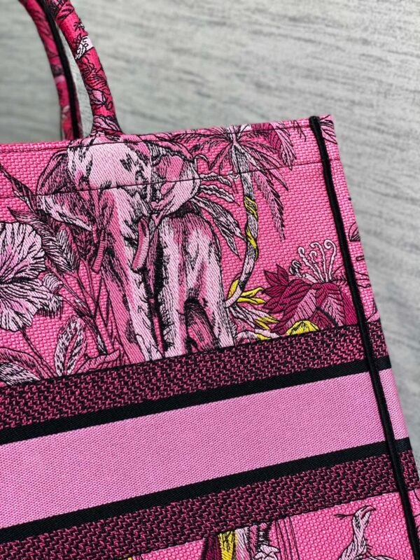 Large Dior Book Tote Red