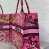 Large Dior Book Tote Red