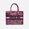 Medium Dior Book Tote Red