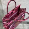Medium Dior Book Tote Red