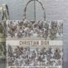 Large Dior Book Tote Dark Gold