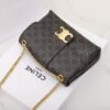 Medium Celine Victoire Bag in Triomphe Canvas
