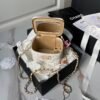 CHANEL 24A Enamel Buckle Lipstick Bag (Two Colors)
