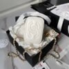 CHANEL 24A Enamel Buckle Lipstick Bag (Two Colors)