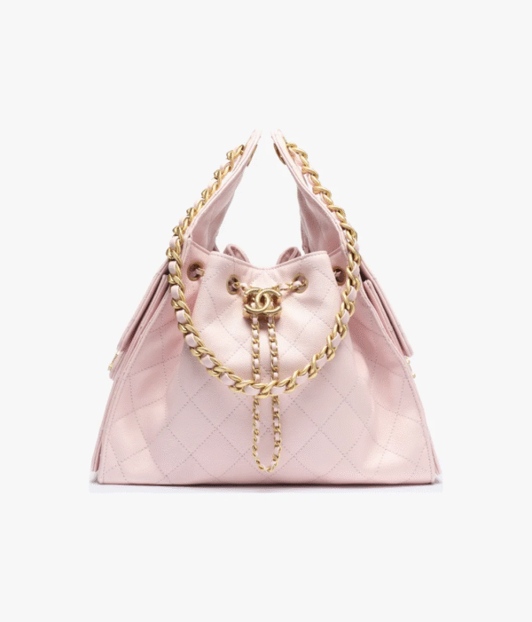 CHANEL 25 Calfskin Hobo Bag Small Handbag