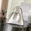 CHANEL 25 Calfskin Hobo Bag Small Handbag white