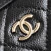 CHANEL Classic chain bag Shiny grained calfskin and gold-tone metal Bowling Bag Black