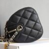 CHANEL Classic chain bag Shiny grained calfskin and gold-tone metal Bowling Bag Black