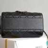 CHANEL Classic chain bag Shiny grained calfskin and gold-tone metal Bowling Bag Black