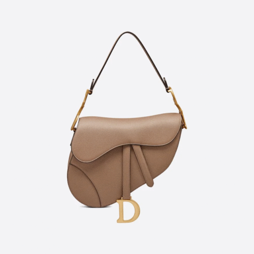 Dior Saddle Bag with Strap Beige
