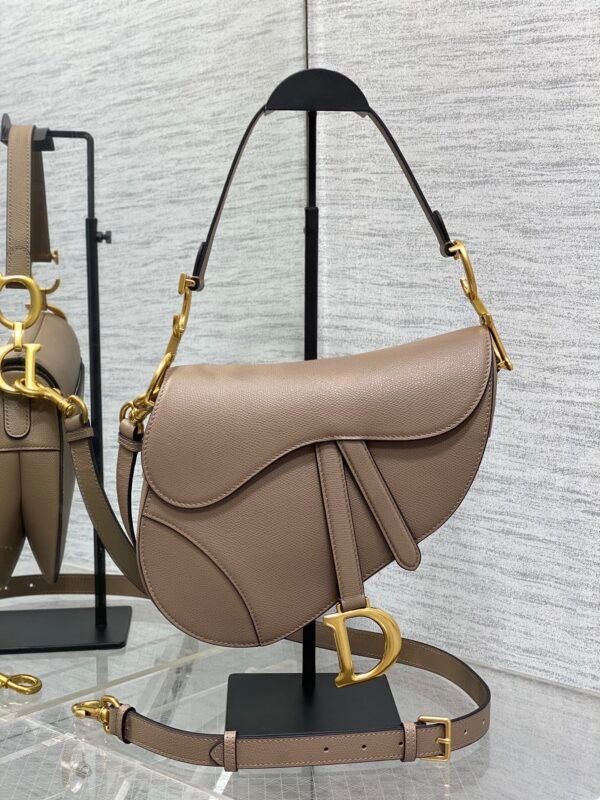 Dior Saddle Bag with Strap Beige