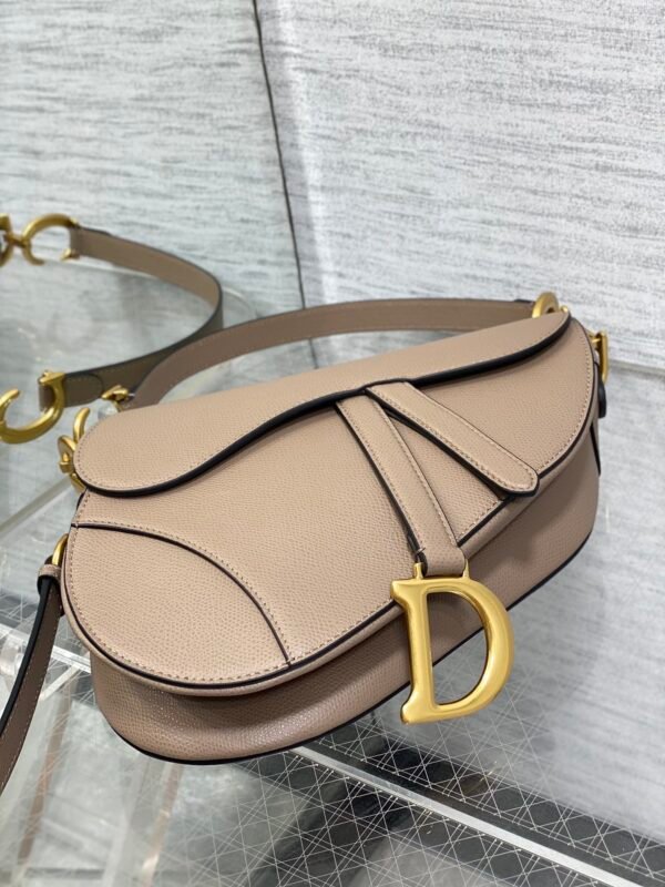 Dior Saddle Bag with Strap Beige
