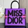 Large Dior Book Tote Fuchsia