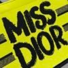 Medium Dior Book Tote yellow