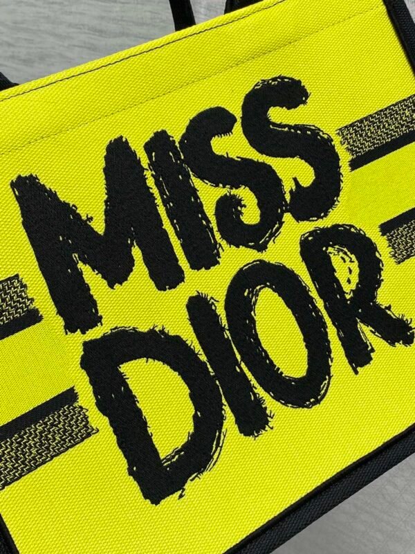 Medium Dior Book Tote yellow