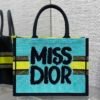 Medium Dior Book Tote yellow