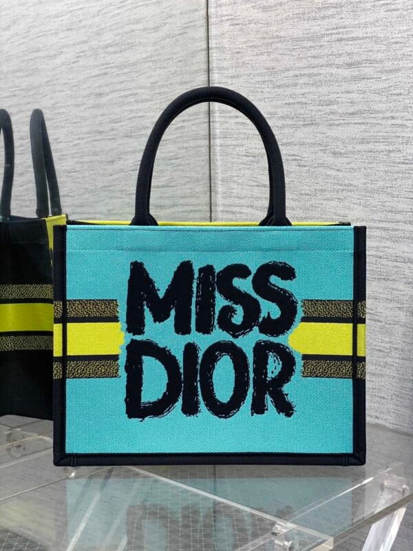 Medium Dior Book Tote yellow