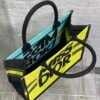 Medium Dior Book Tote yellow