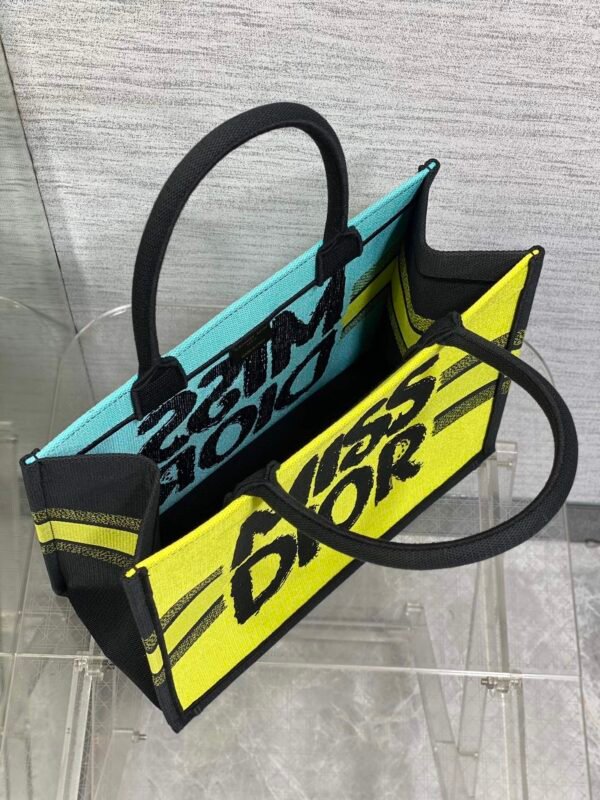Medium Dior Book Tote yellow