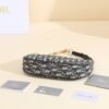 Dior Underarm Bag CD LOUNGE Blue Oblique Print Moon Bag