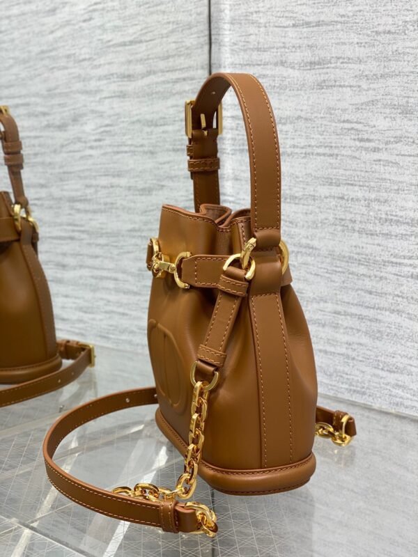 Small C'est Dior Bag Golden Saddle CD-Embossed Calfskin