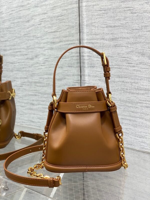 Small C'est Dior Bag Golden Saddle CD-Embossed Calfskin