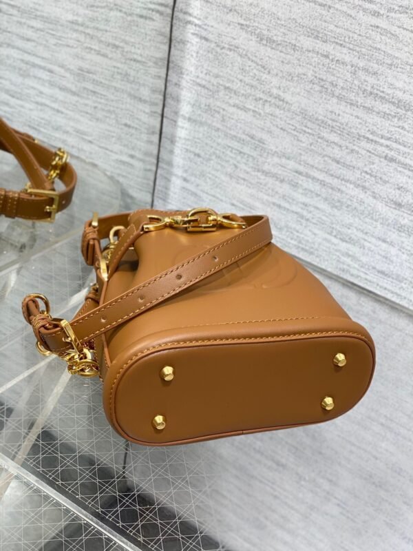 Small C'est Dior Bag Golden Saddle CD-Embossed Calfskin