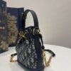 Small C'est Dior Bag Blue Dior Oblique Jacquard Bucket bag