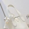 Dior Small Signature Bucket Bag White
