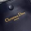 Small Signature Bucket Bag Blue Dior Oblique Jacquard