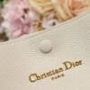 Dior Medium Signature Bucket Bag White