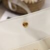 Dior Medium Signature Bucket Bag White